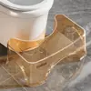Taburetes para inodoro al por mayor: Nuevos Taburetes de Baño Transparentes Engrosados con Alto Valor Estético para Dormitorio y Baño, Reposapiés, Taburetes Bajos para Uso en el Inodoro