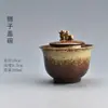 Xícara de Chá Coberta Azul e Branca Conjunto de Chá Kung Fu Tigela de Chá Sancai Cerâmica Doméstica Bule Grande Pintado à Mão Suspenso