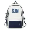 Mochila retro estilo americano para estudiantes universitarias, de gran capacidad, para estudiantes de secundaria y preparatoria, mochila escolar para computadora, para hombre.