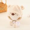 Moda Transfronteriza Gorro de Bebé Estilo Invierno Lindo Gorro de Felpa con Protección para las Orejas para Bebés y Niños