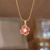 Collar Transfronterizo de Acero de Titanio de Dongguan para Mujer, Lujo Ligero, Nicho, Sensación de Alta Gama, Nuevo Estilo de Verano, Regalo para Mejor Amiga, Exquisita Cadena para Clavícula