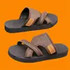 Pantuflas Video Real Comercio Exterior talla extra Mujer Europeas y Americanas Planas Casuales Punta Abierta Zapatos de Playa Sandalias Zapatos de Mujer Zapatos Talla Grande 3
