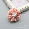 Versão coreana da cor Ding com flor central flor de tecido feita à mão acessórios de cabelo adorno de cabeça material de acessórios DIY flor de sapato broche