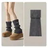 Guantes Negros de Estrella de Cinco Puntas Lindos para Hombres y Mujeres Invierno Sin Dedos Estudiante Escritura Simples de Punto Sin Dedos Cálidos Transfronterizos