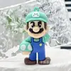 Llavero Colgante de Muñeco Mario Caja Sorpresa Goma Suave Colgante para Llavero de Coche Mario Muñeco para Mochila Escolar Venta al por Mayor