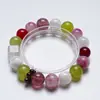 Pulsera de Jade Blanco Fantasma de Cristal Natural Berry Gummy para Mujer, Pulsera de Regalo Versátil al por Mayor