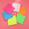 Ins notas adesivas fofas personalizadas PET à prova d'água manual criativo notas para colar cor notas adesivas transparentes