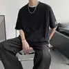Directamente del Fabricante, Camiseta de Manga Corta con Diseño Hueco de Nicho para Hombre, Estilo Veraniego con un Ambiente Fresco y Elegante, Prenda Interior de Peso Pesado