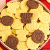 Decoraciones para Cupcakes de Feliz Año Nuevo 2026 Galletas con Forma de Linterna Accesorios de Decoración para Postre del Festival de Primavera Nochevieja