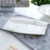 Conjunto de Louças e Pratos de Porcelana Óssea, Tigelas e Pratos Estilo Europeu Doméstico de Jingdezhen, Conjunto de Tigelas Individuais Livremente Combinável