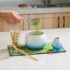 Tazón Japonés para Matcha de Color Degradado Set de Matcha Soporte para Batidor de Té Cepillo para Matcha Herramienta Espumadora de Té Dropshipping Transfronterizo