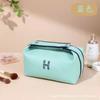 Bolsa de Lona para Cosméticos de Celebridad de Internet de Gran Capacidad Bolsa de Lavado Multifuncional Portátil Bolsa de Almacenamiento para Estudiantes Bolsa de Almacenamiento Portátil Impermeable