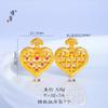 Jinyan Novo Estilo Chinês Retrô Cravejado Diamante Completo Escovado Oco Pingente Colar Corrente Clavícula Elegante Versátil da Moda