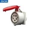 Conector de Acoplamento ZDCEE à Prova d'Água para Aviação Industrial Não à Prova de Explosão, 3 Furos, 4 Pinos, 5 Pinos, 16A/32A, Macho e Fêmea