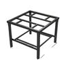 Mesa de fuego de acero inoxidable para hornear en casa, parrilla para fogatas, mesa calefactora sencilla para tareas domésticas, mesa plegable cuadrada pequeña para comedor, nuevos productos