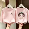 Camiseta de manga larga para niña, algodón puro, nueva y elegante camiseta de otoño para niños 2026, camiseta básica de otoño para niña pequeña