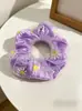 Fábrica de Origem Elásticos de Cabelo de Malha Dupla da Coreia, Scrunchies Modernos e Versáteis, Scrunchies Grandes, Elásticos de Cabelo
