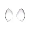 Pendientes ZA mismo estilo otoño e invierno estilo frío ins diseño pendientes de metal brillantes de moda diseño irregular venta al por mayor