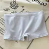 Roupa Íntima de Algodão Puro Segura para Mulheres, Algodão Respirável no Fundilho, Cintura Média, Cobre o Quadril, Boxer Briefs, Boxer Briefs Simples para Meninas Estudantes