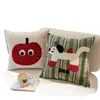 Exclusivo Transfronterizo Pastel de Dibujos Animados Perro Manzana Bordado en Toalla Serie de Juguetes de Moda Cojín de Sofá Almohada Cojín para Coche