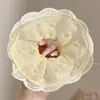 Gomas para el Cabello de Niña Gomas para el Cabello Intestino Grueso Estilo Coreano Gomas para el Cabello con Lazo Gomas Elásticas Duraderas de Alta Gama para Niñas