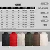 Colete de Algodão com Penas Roupa de Trabalho Estampado Personalizado com Logo Outono e Inverno Empresa Corporativa Grupo de Funcionários Colete Quente com Forro de Fleece