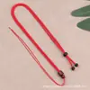 Cordón para Colgante para Hombres y Mujeres, Cordón Ajustable para Colgante de Jade, Cordón para Collar de Amuleto de Buda, Cordón para Collar de Sándalo, Cordón Tejido para Colgante de Madera, Cordón de Madera tallada