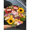 Caixa de Presente de Frutas Frescas e Flores Caixa Vazia Caixa de Flores Caixa de Embalagem com Janela Transparente Caixa para Presente DIY Caixa de Flores para Celebridades da Internet Caixa para Arranjo de Flores