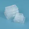 Caixa Plástica Transparente de PP Organizador de Acessórios para Ferragens Componentes Caixa para Papelaria Caixa de Armazenamento Cultural e Criativa Caixa para Equipamentos de Pesca Caixa para Exibição de Amostras