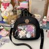 Bolsa de comida ligera pequeña estilo japonés, bolsa de mijo, bolsa de dolor linda, bolsa de hombro de oso linda simple casual, bolsa cruzada para estudiante