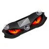 Luz de Advertência para Carro Olho de Diabo Alimentada por Energia Solar, Sensor Inteligente Sem Fio, Luz Ambiente Multimodo para Janela Anti-Colisão Traseira