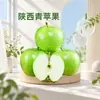 Maçãs Verdes Shaanxi Dropshipping 1/2/3/5/9 Jin Pele Verde Azedo-Doce Crocante Fruta Inteira Pacote Familiar Fruta Fresca