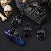 Acessórios Populares Transfronteiriços para Unhas de Aranha Estilo Dark para Halloween Decorações de Unhas de Aranha de Liga Retro com Strass Atacado