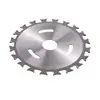Hoja de sierra de dientes de doble cara hoja de sierra de doble corte para sierra circular eléctrica bidireccional hoja de sierra de doble propósito hacia adelante y hacia atrás diente bidireccional para carpintería 4 pulgadas