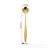 Colher de Flor de Cerejeira em Aço Inoxidável Lembrança de Casamento Colher de Rosa Coração Cosmo Flor de Ameixa Colher de Ninho de Pássaro Colher de Mel Colher de Presente
