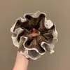 Novo modelo 2026 scrunchie de cetim preto para mulheres, elástico de cabelo de alta qualidade, elástico elegante para rabo de cavalo baixo, acessório de cabelo estilo casual