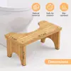 Reposapiés doméstico engrosado para inodoro, herramienta de ayuda para agacharse, taburete de baño, pedal de pie, taburete para niños