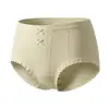 Ropa interior de mujer 7A Antibacteriana de Viscosa Natural, Bragas de Cintura Media, Transpirables, Suaves, Ajustadas y Cómodas, Ropa Interior de Color Sólido Suave como una Nube
