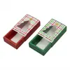 Caja de Regalo Navideña con Apertura de Ventana, Caja de Empaque de Regalo Navideño Estilo Árbol de Navidad a Cuadros Rojos y Verdes, Caja para Dulces al por Mayor en Stock