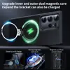 Funda magnética de Kevlar para Samsung S25Ultra con soporte giratorio de 360 grados S24Plus Cubierta protectora anticaídas