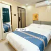 Mobiliario Hotel Jiayu Habitación Estándar Juego Completo de Colgador de Ropa, Gabinete de Té, Diseño e Instalación de Caja de Cama para Renovación, Fábrica de Origen de Mobiliario