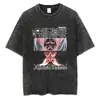Camiseta Pesada Hombre Streetwear Algodón Unisex Tops Oversize Te