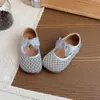 Sandalias de Princesa para Niñas 2026 Nuevos Zapatos de Verano para Niños Zapatos de Cuero Blancos para Niñas Sandalias de Playa