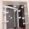 Pantalla de Ventana Fresca de Fresa Kawaii Dulce para Niños, Ventana de Mirador Femenina, Dormitorio, Cortina sin Perforaciones, Cortina de Partición Decorativa