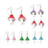 Pendientes de Resina con Manchas de Colores de Hongos de Venta Caliente Transfronteriza DIY Accesorios de Pendientes Dulces y Lindos para Niñas y Mujeres