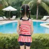 ¡Remate de trajes de baño para niñas a 2.5 Yuan! Trajes de baño de dos piezas para niñas al por mayor, Liquidación a precio especial