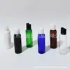 Botella flip-top negra, blanca y marrón de 60 ml, botella de detergente, botella de gel de ducha, botella con bomba de loción de 60 ml, botella para cebo