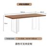 Suspensión Acrílica Madera de Nogal Negro Norteamericano Escritorio Mesa de Té Madera de Pino Cerezo Mesa de Comedor Madera Maciza Oficina en Casa Simple
