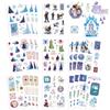 8 pegatinas originales de Disney Frozen, prácticas y decorativas para hacer tú mismo, para decorar carcasas de teléfonos móviles, al por mayor, impermeables.