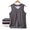 Chaleco cálido de otoño e invierno para hombre y mujer, lana de oveja, parche de dispensación sin costuras, capa base sin mangas, chaleco grueso lijado para hombre